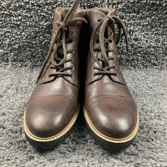 B-52 by Bullboxer mens size 11 lace up casual ankle boots brown